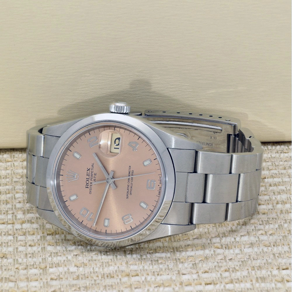 Preowned Rolex Oyster Date 15200 1991 Watch