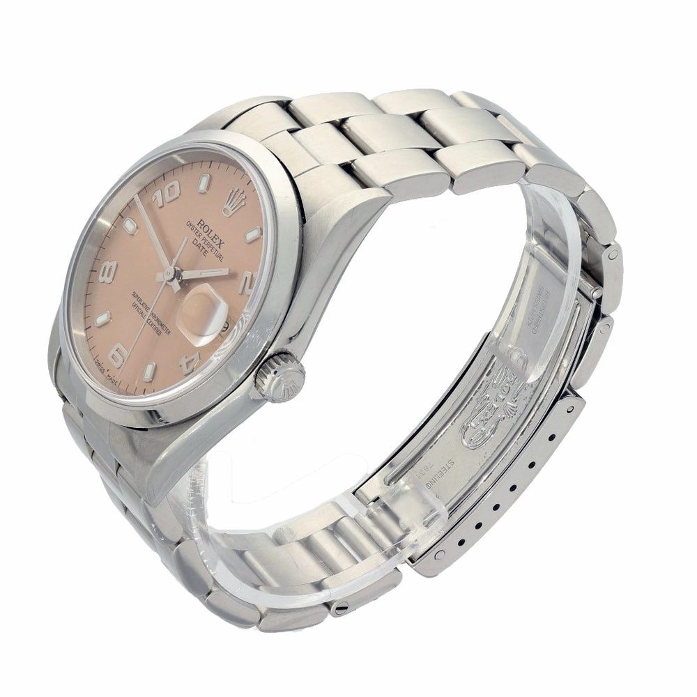 Preowned Rolex Oyster Date 15200 1991 Watch