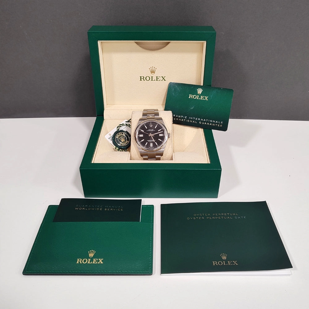 Preowned Rolex Oyster Perpetual 41 124300 2021 Watch