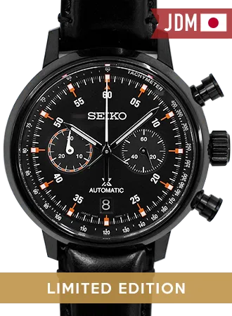 Prospex Speedtimer Chronograph Mechanical Full-Black - Ltd Ed 600pcs Ref. SBEC019