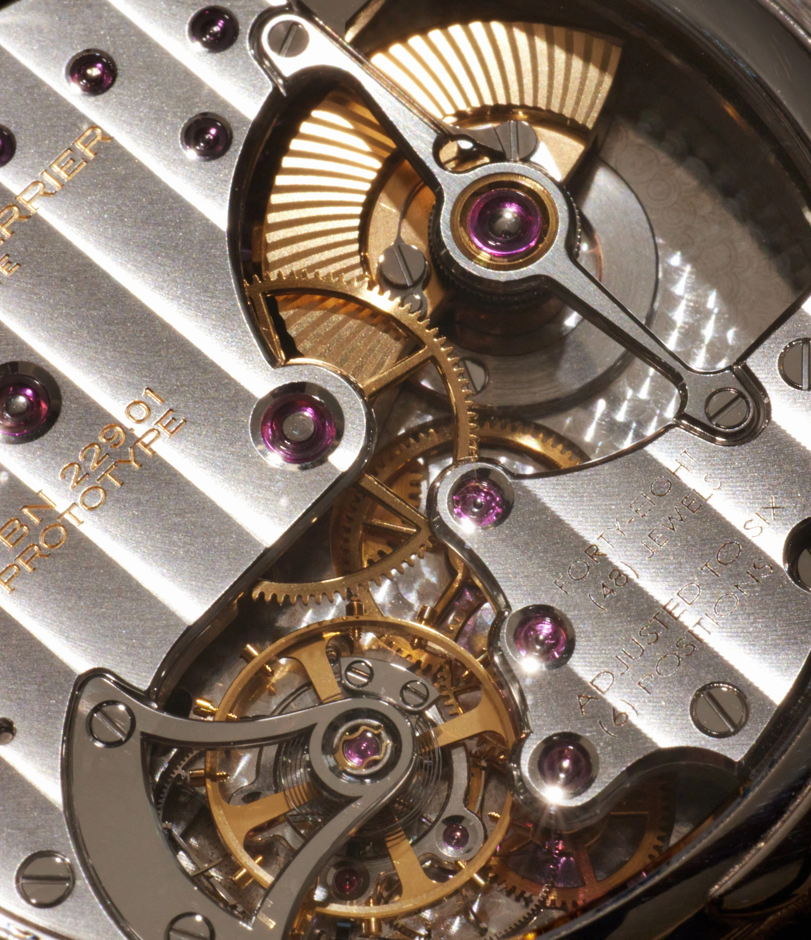 Prototype Galet Classic Micro-rotor | White Gold