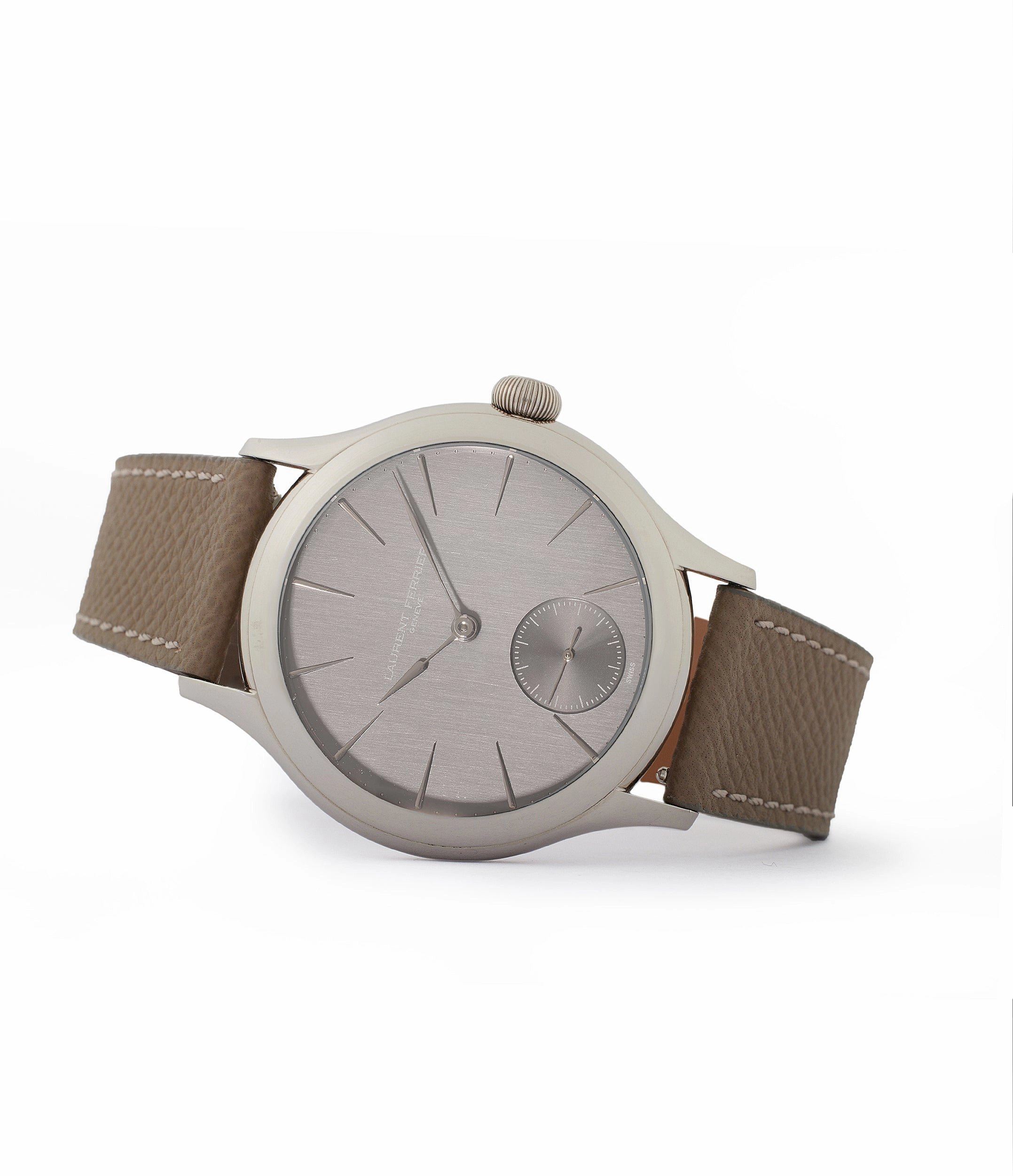 Prototype Galet Classic Micro-rotor | White Gold