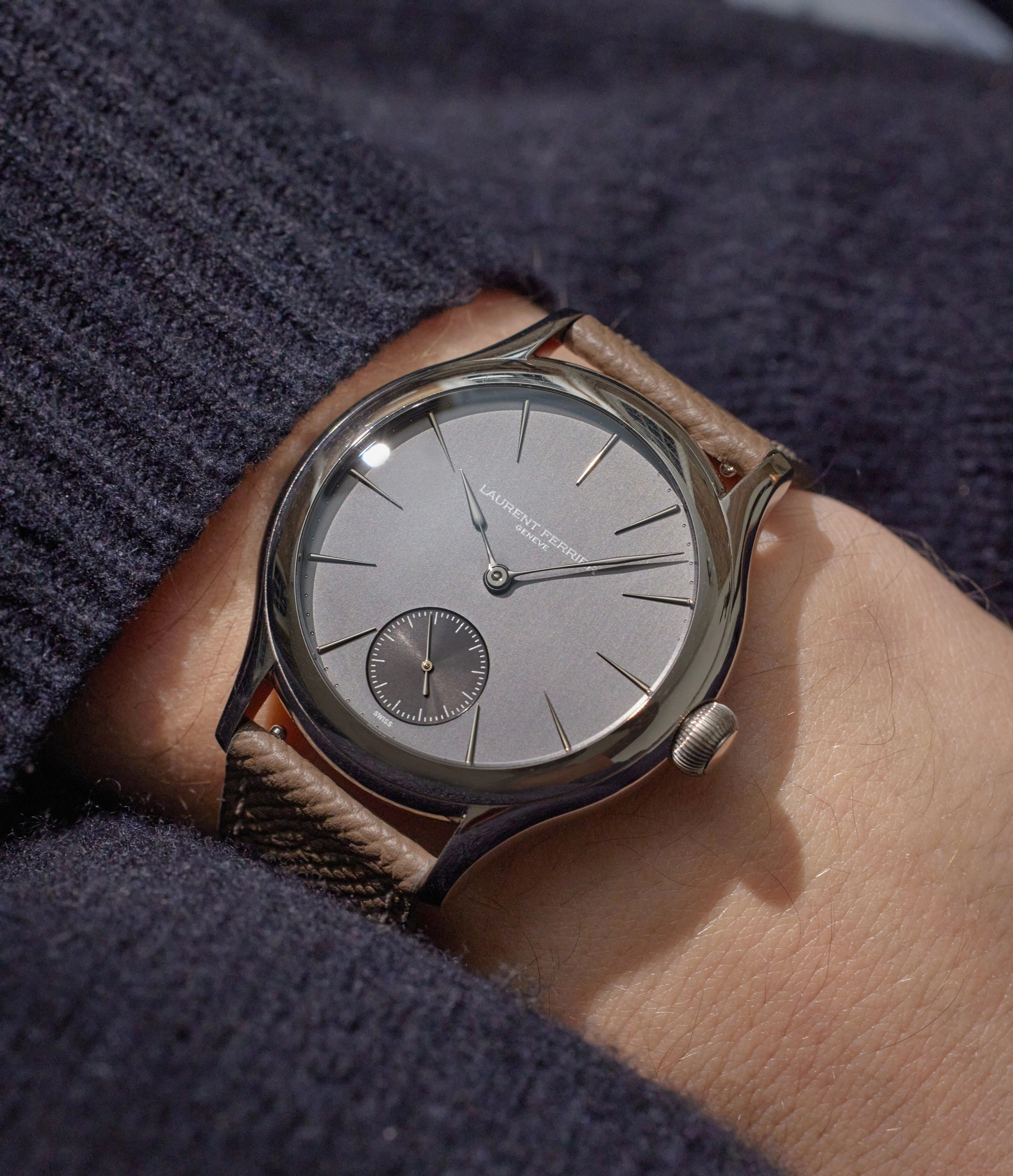 Prototype Galet Classic Micro-rotor | White Gold