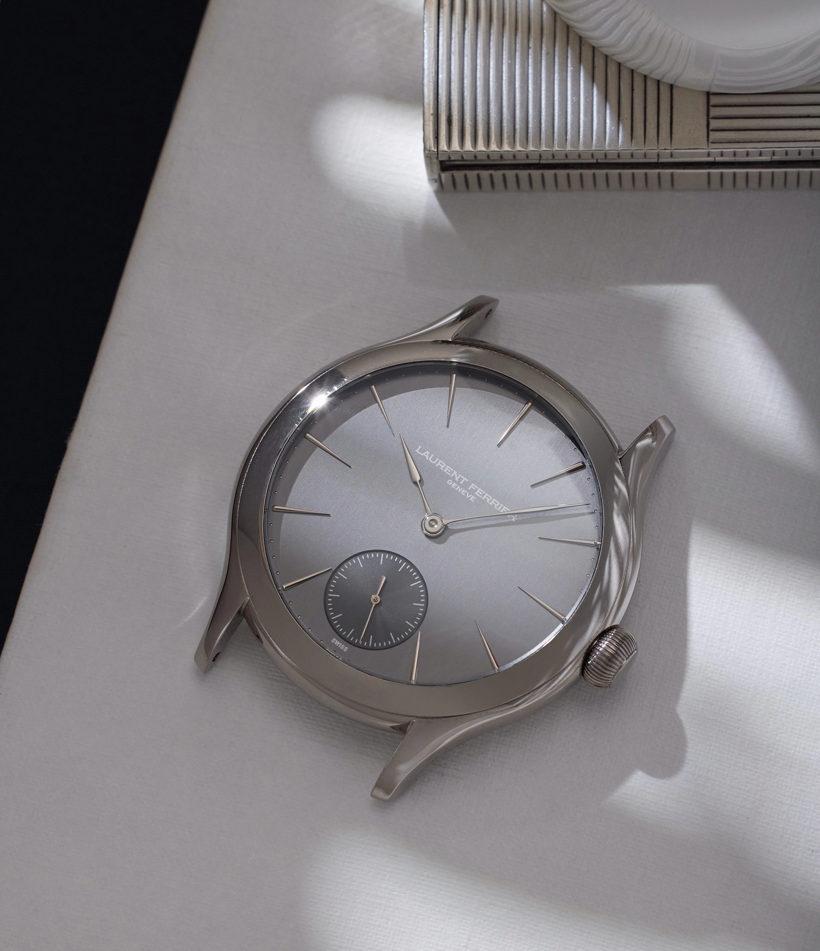 Prototype Galet Classic Micro-rotor | White Gold