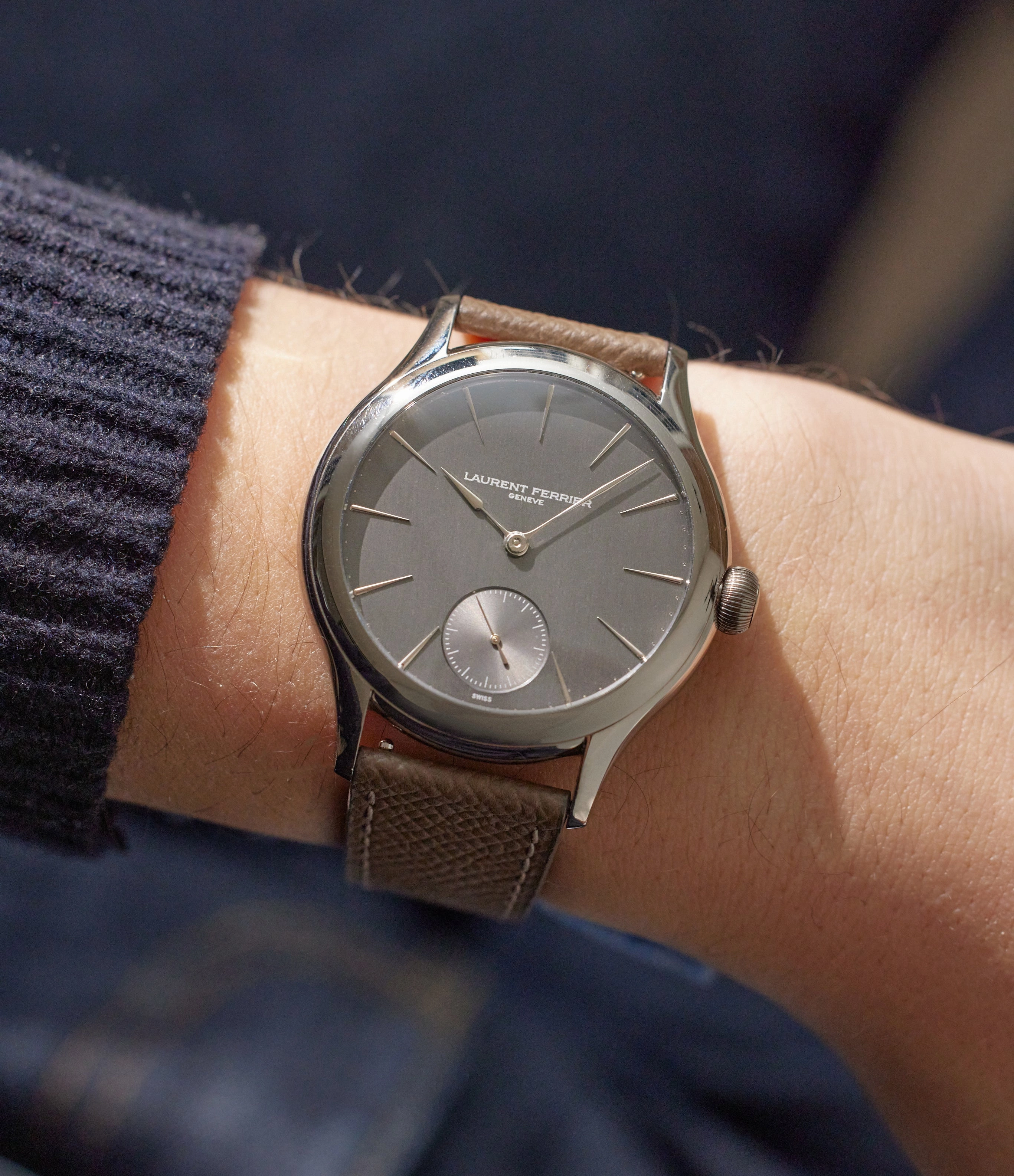 Prototype Galet Classic Micro-rotor | White Gold