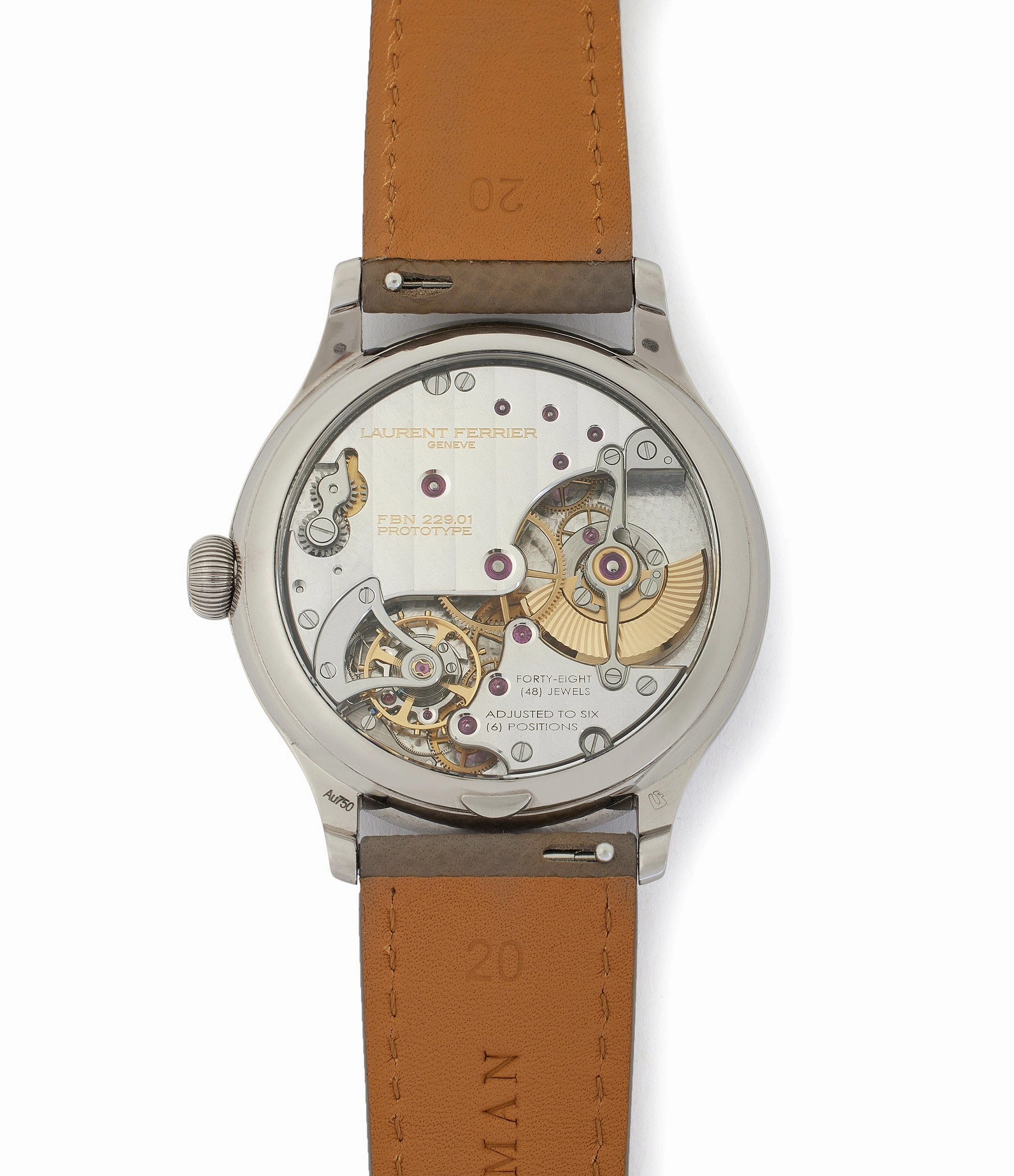 Prototype Galet Classic Micro-rotor | White Gold