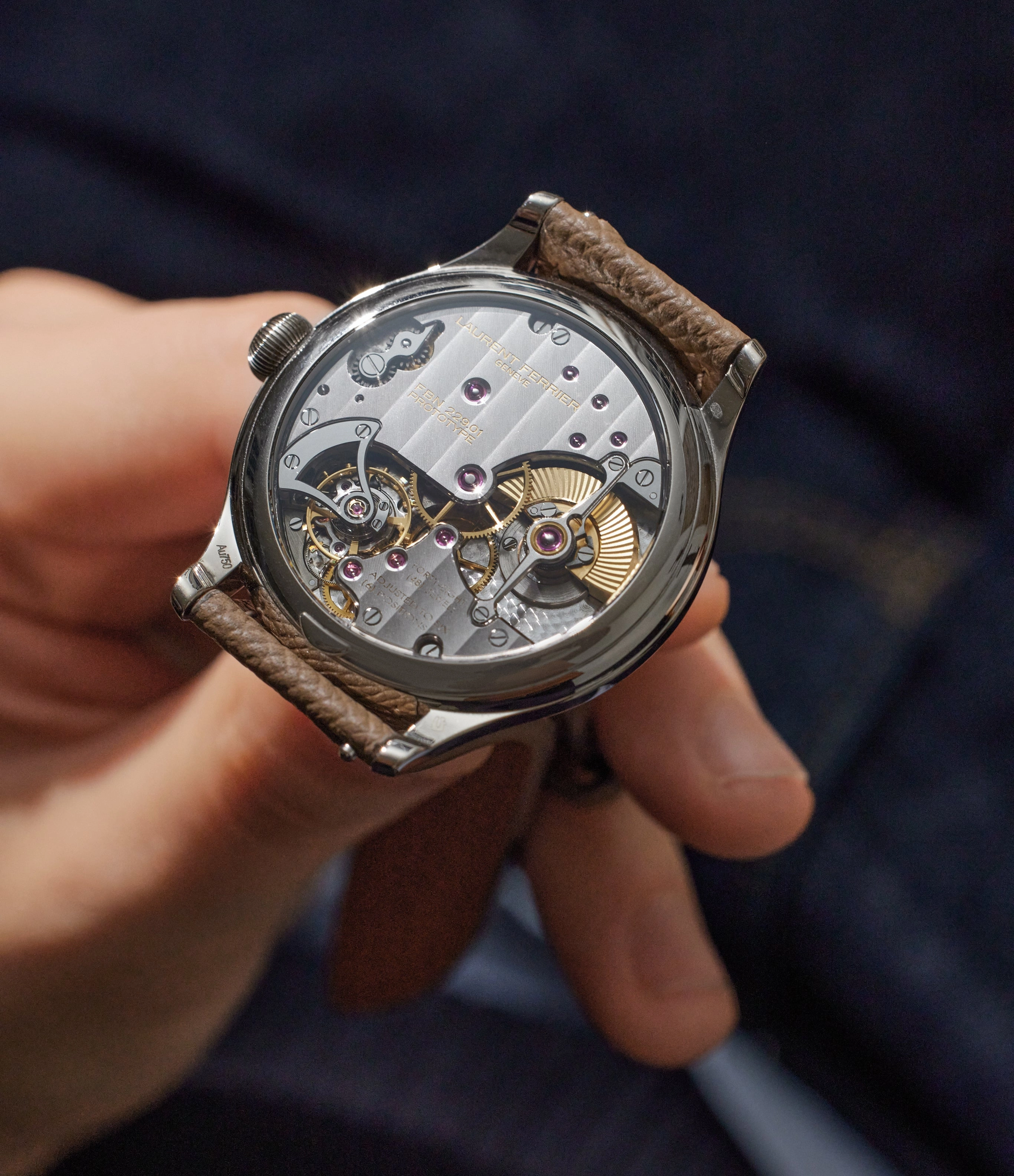 Prototype Galet Classic Micro-rotor | White Gold