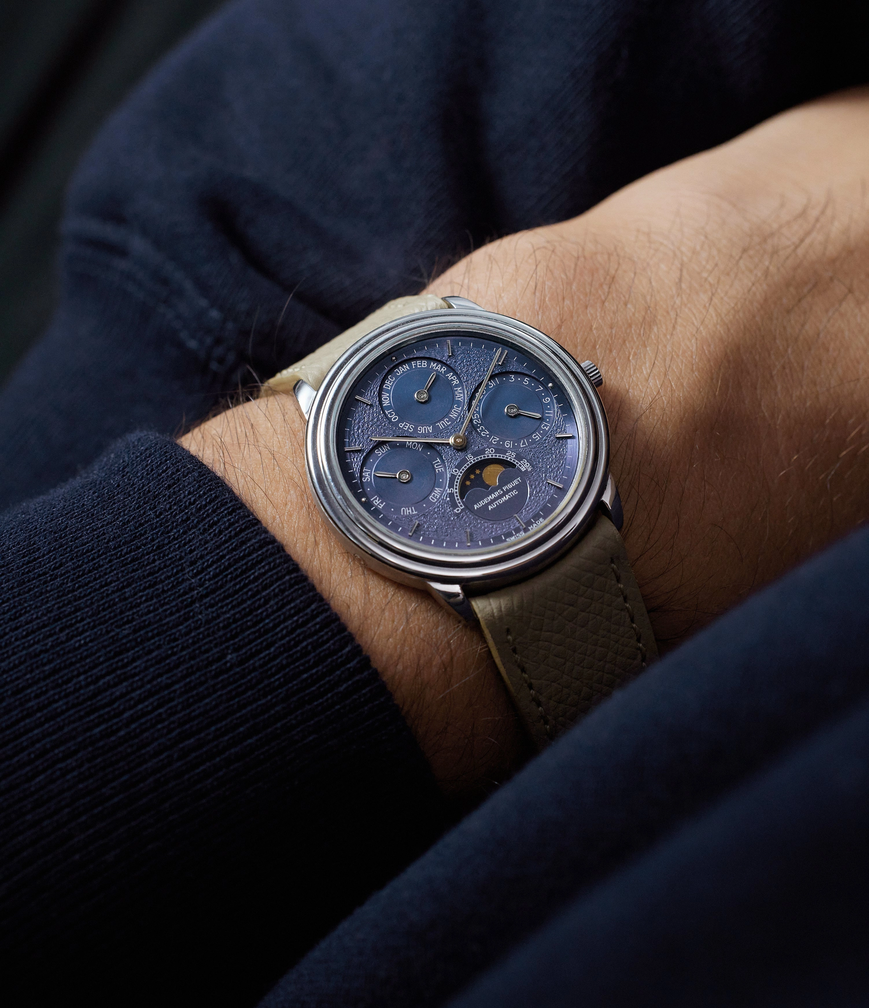Quantime Perptuel 'Tuscan' dial | 25657 | Platinum