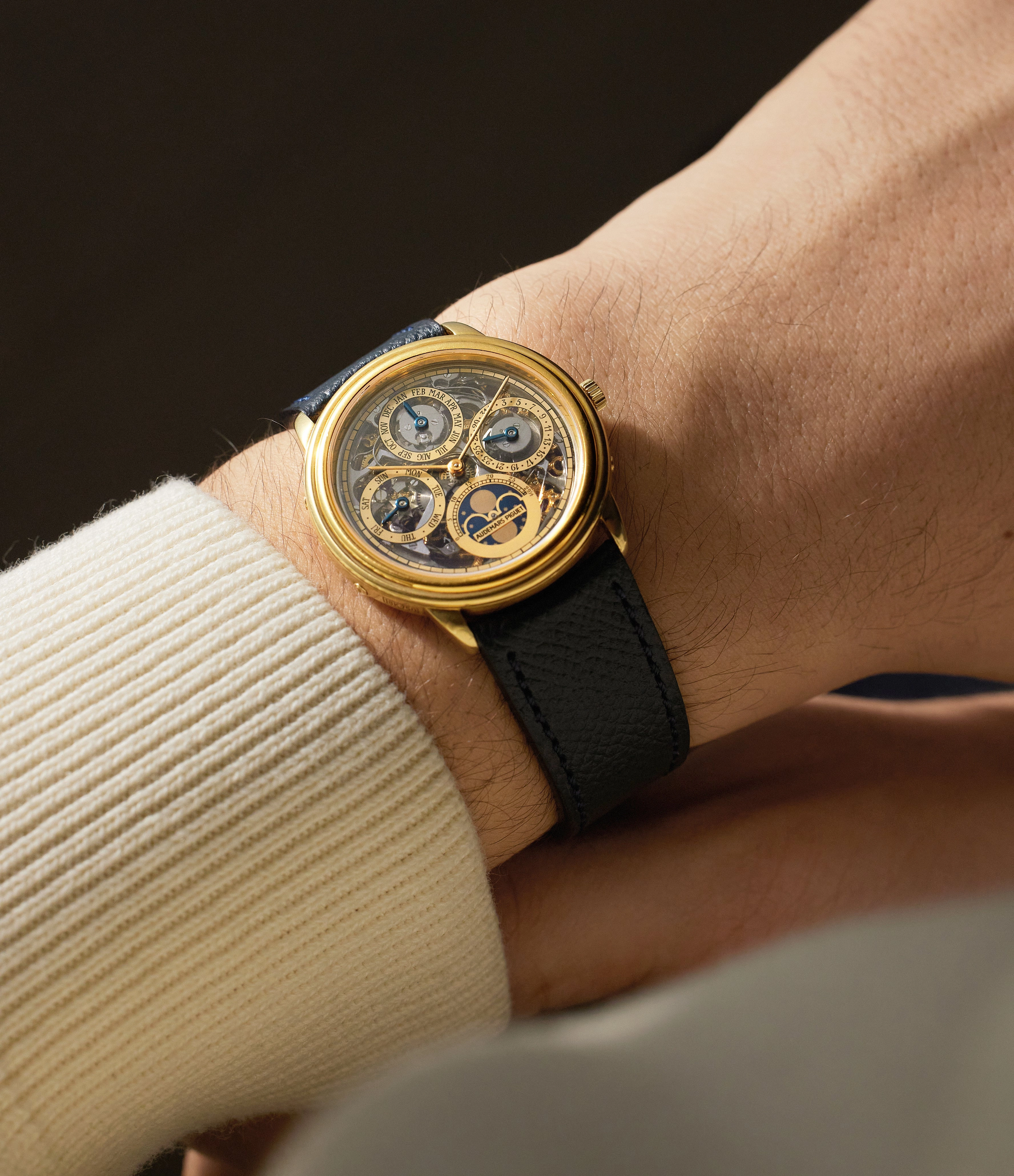 Quantime Perptuel Skeleton | 25558/002BA | Yellow Gold