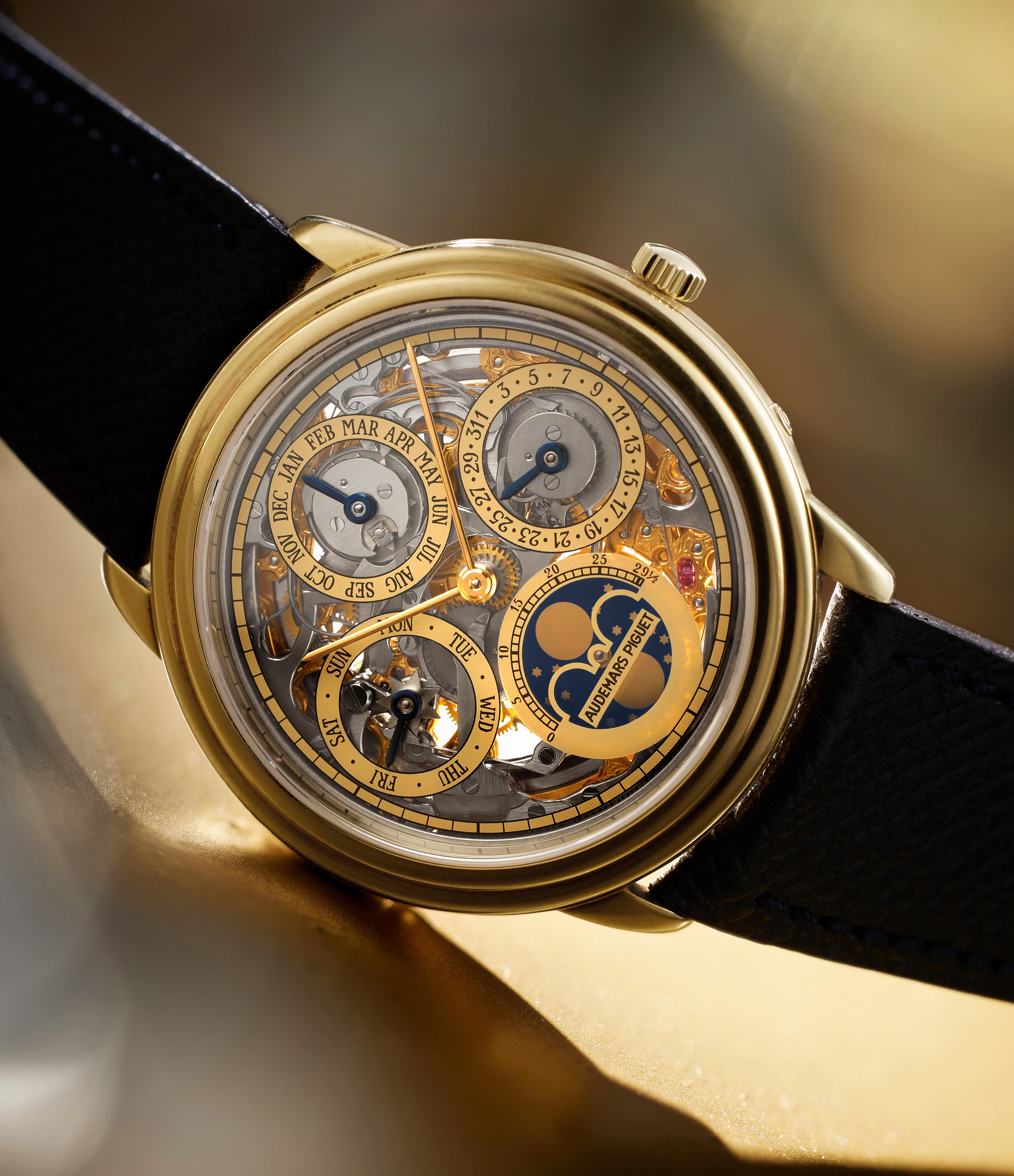Quantime Perptuel Skeleton | 25558/002BA | Yellow Gold