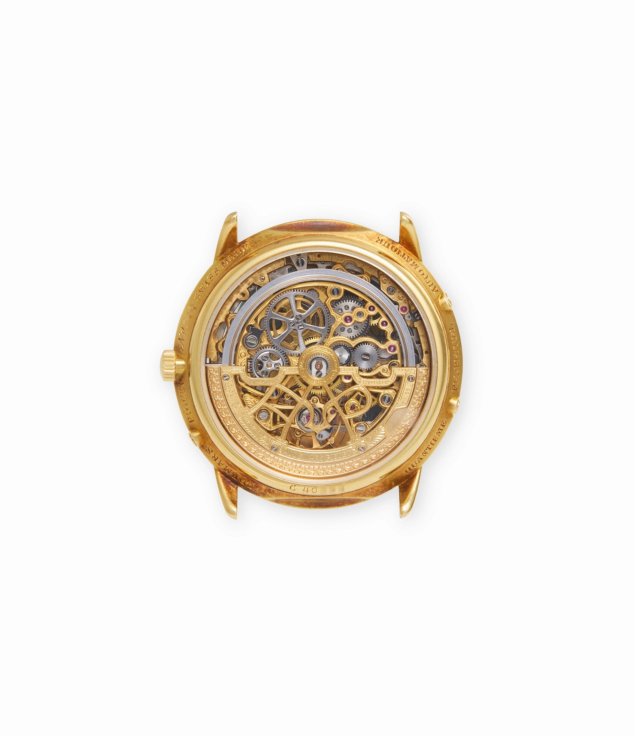 Quantime Perptuel Skeleton | 25558/002BA | Yellow Gold