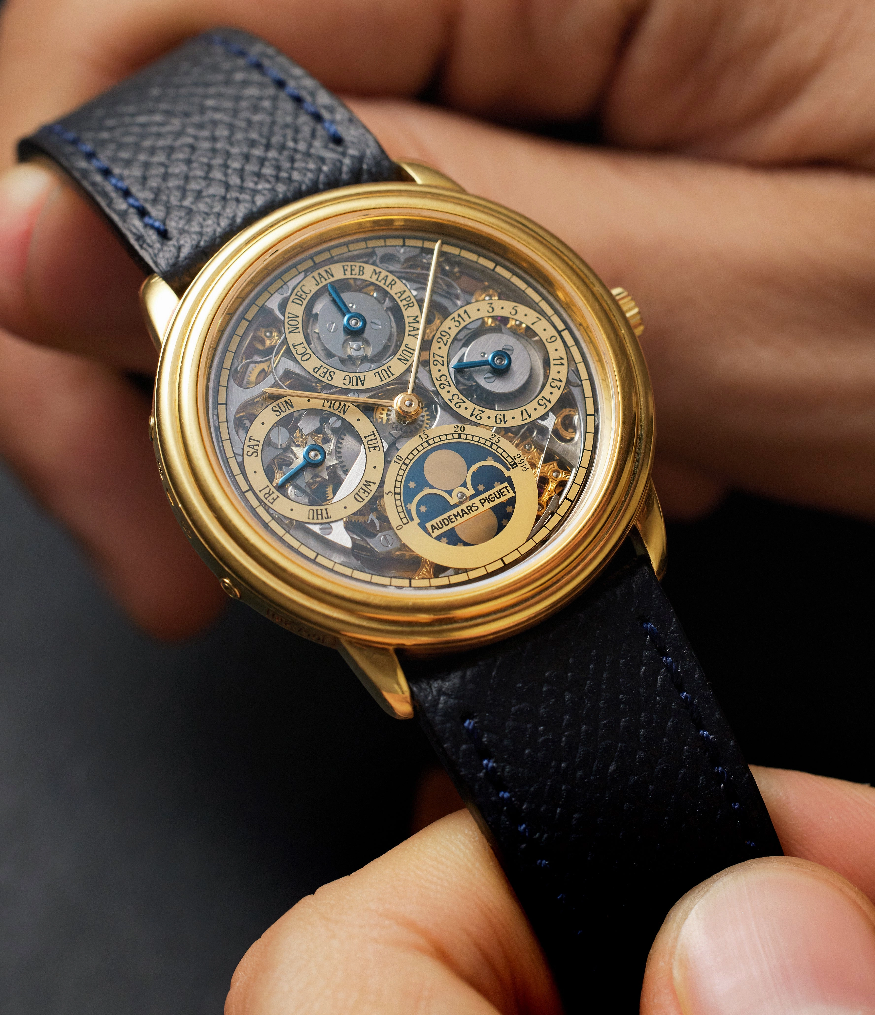 Quantime Perptuel Skeleton | 25558/002BA | Yellow Gold