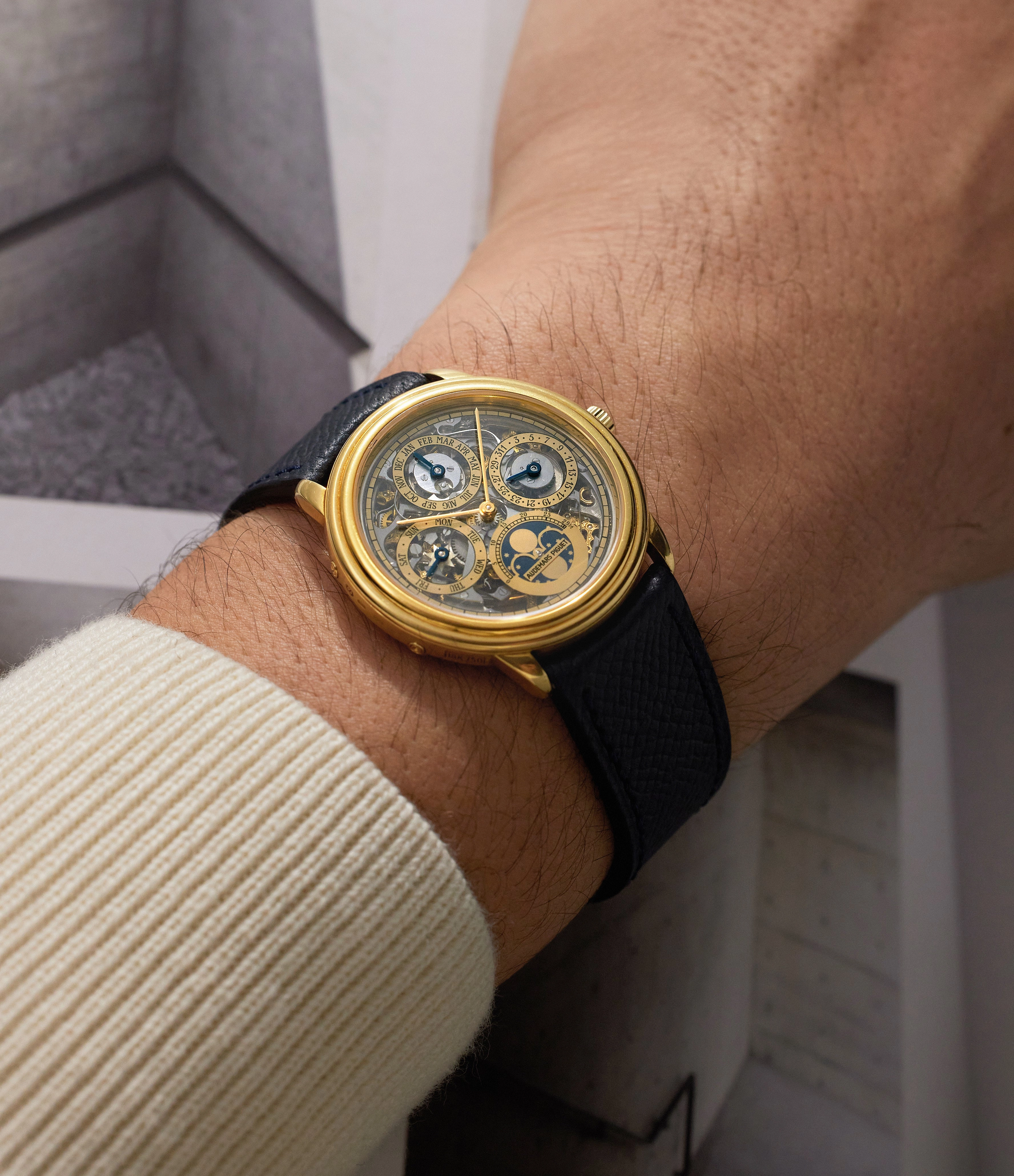 Quantime Perptuel Skeleton | 25558/002BA | Yellow Gold