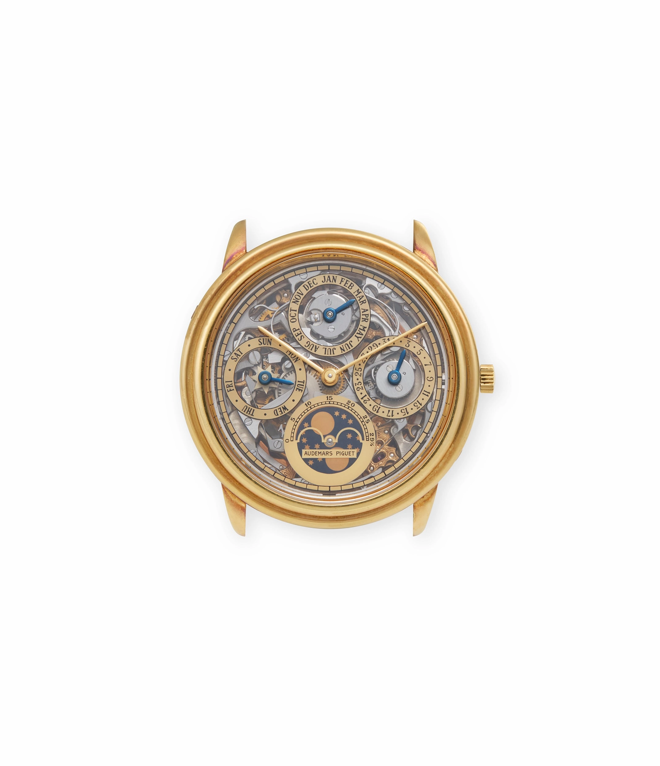 Quantime Perptuel Skeleton | 25668 | Yellow Gold