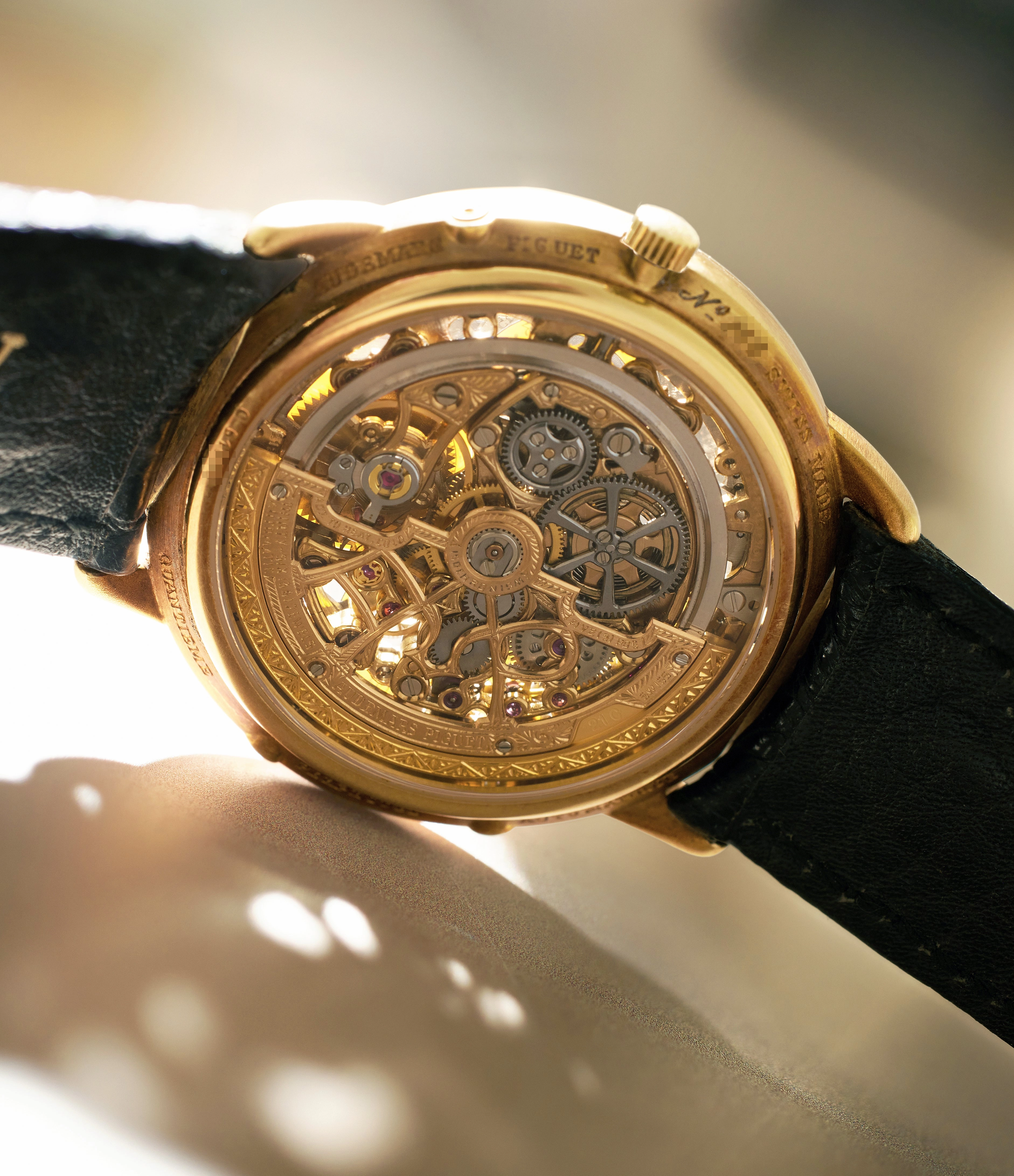 Quantime Perptuel Skeleton | 25668 | Yellow Gold
