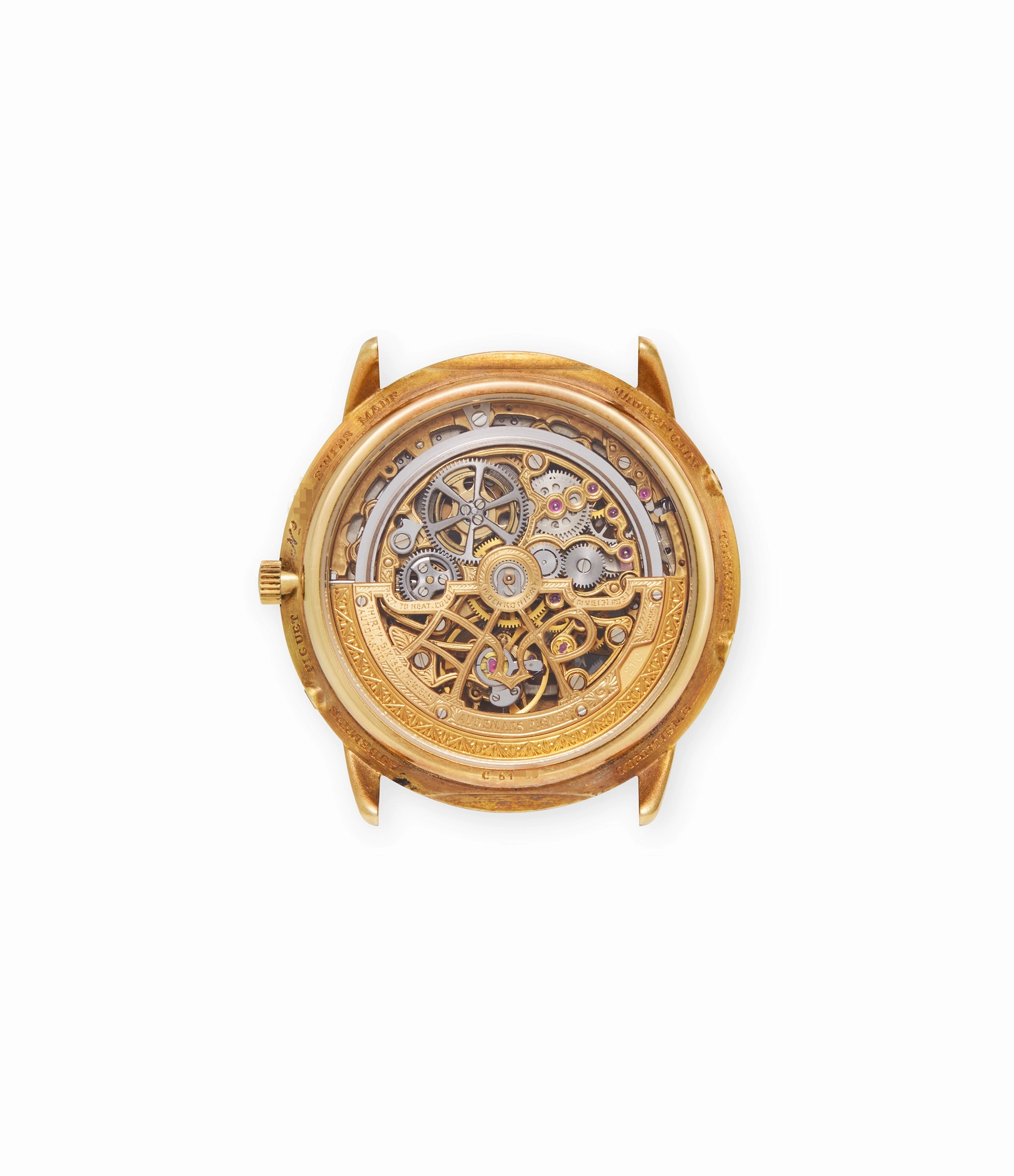 Quantime Perptuel Skeleton | 25668 | Yellow Gold