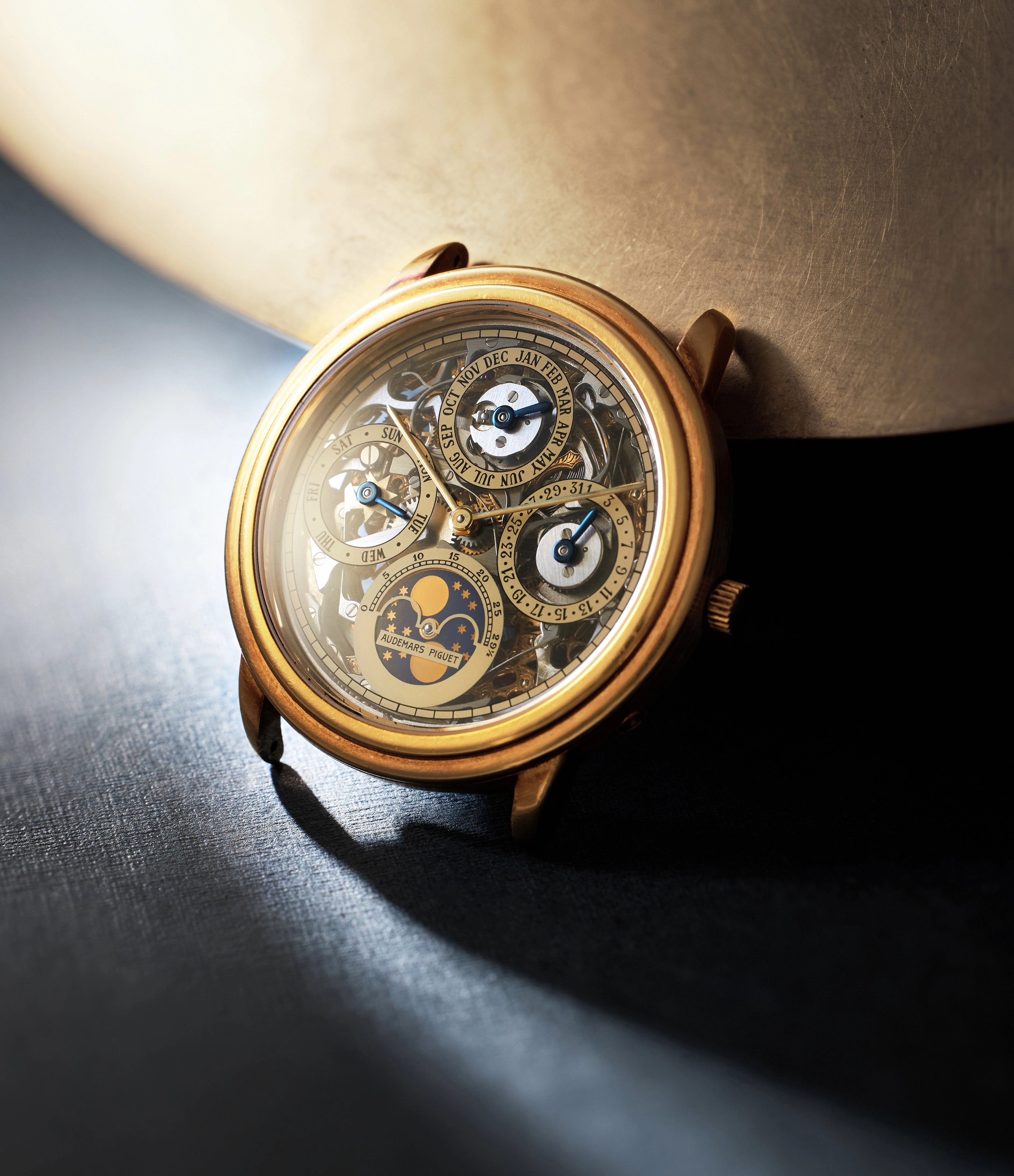 Quantime Perptuel Skeleton | 25668 | Yellow Gold