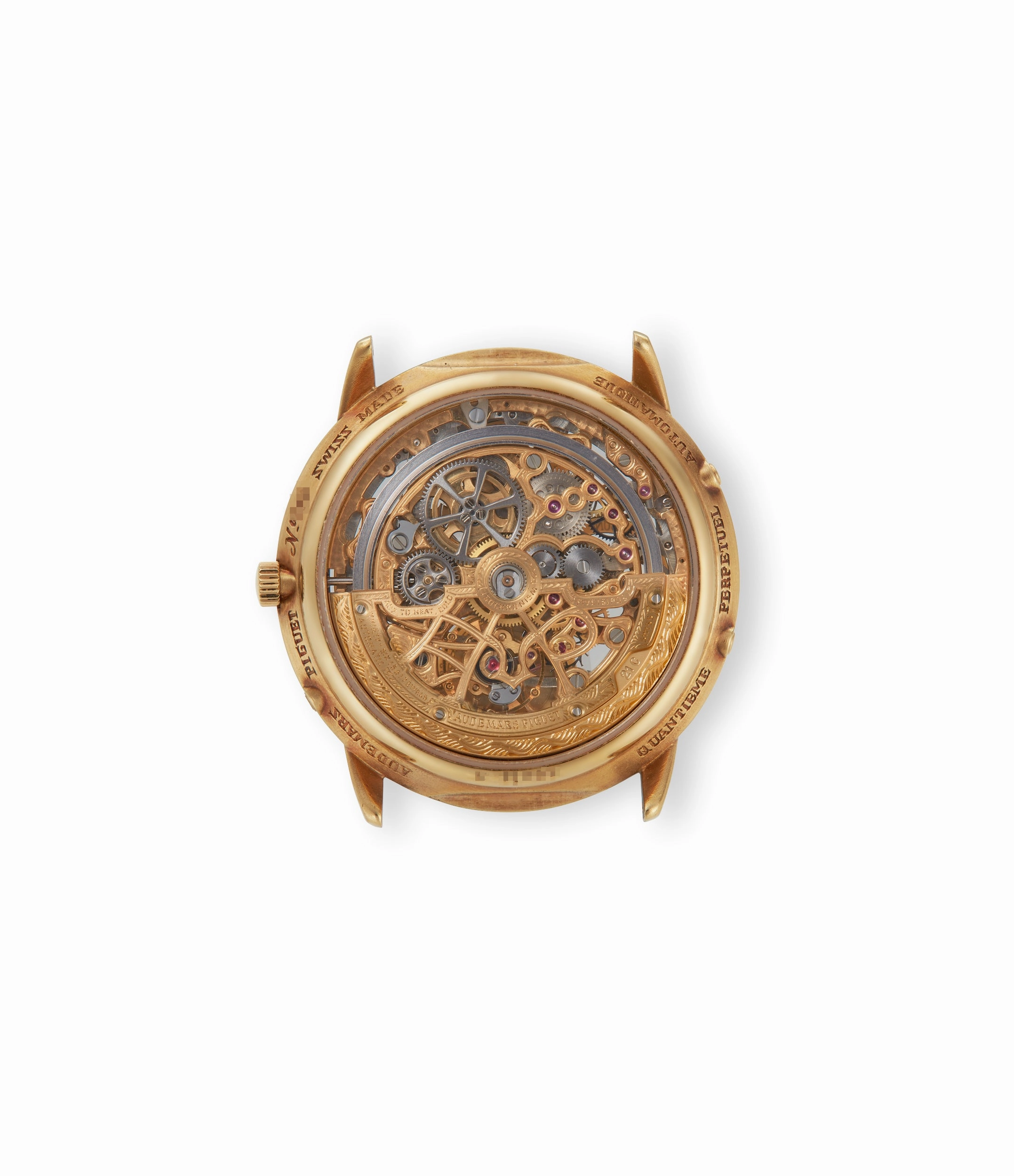 Quantime Perptuel Skeleton | 25668BA | Yellow Gold