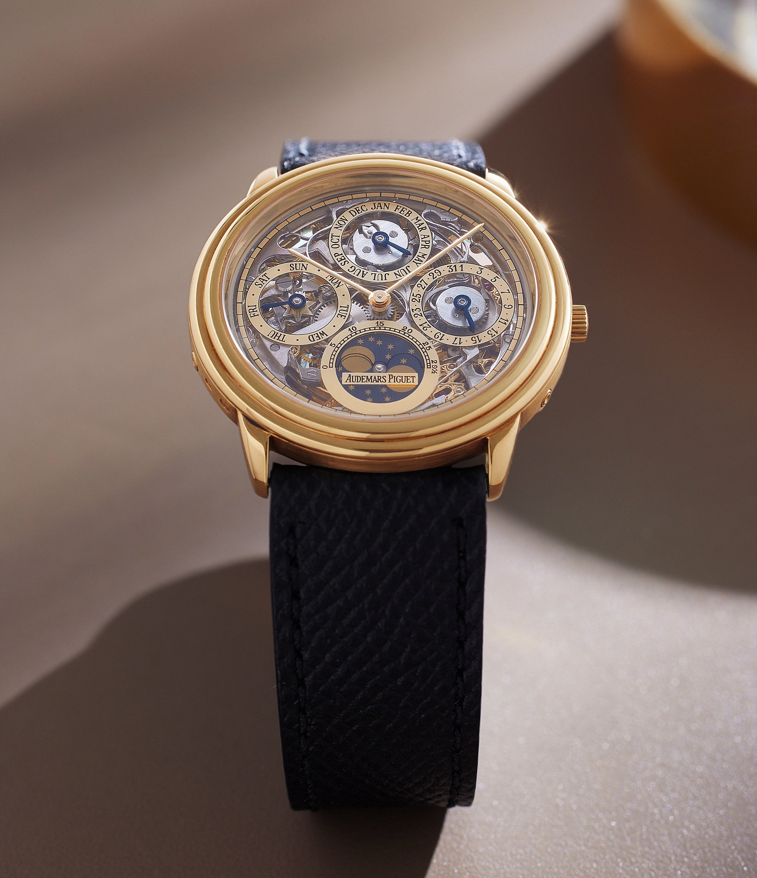 Quantime Perptuel Skeleton | 25668BA | Yellow Gold