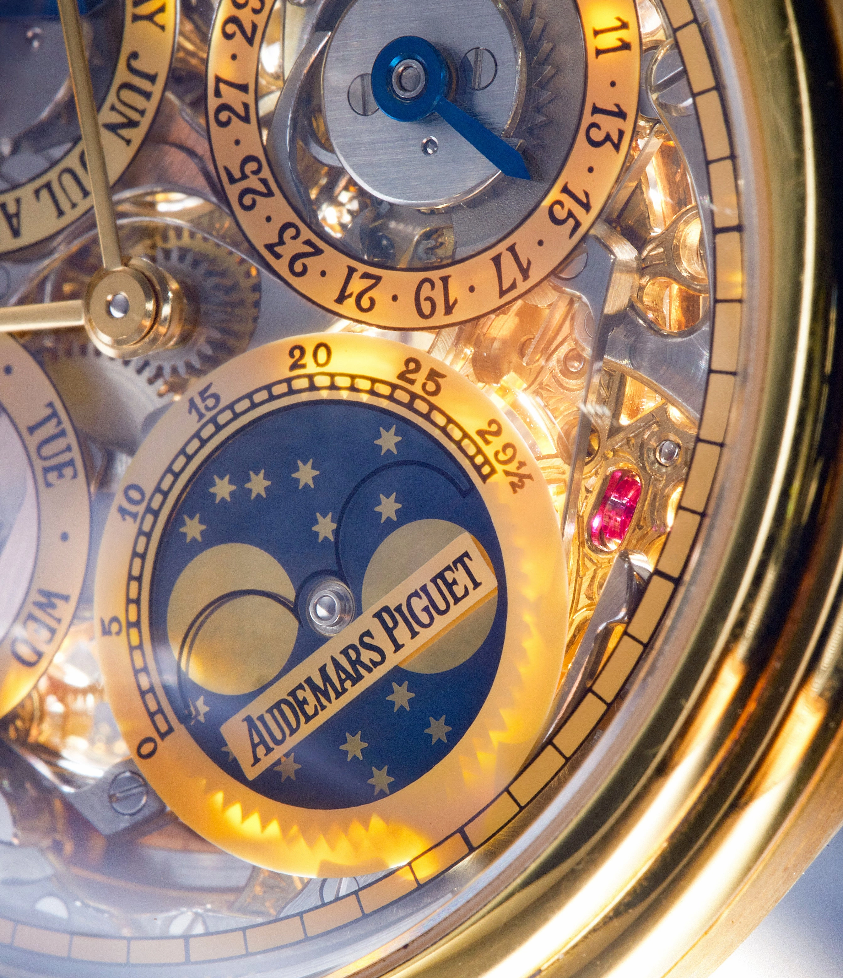 Quantime Perptuel Skeleton | 25668BA | Yellow Gold
