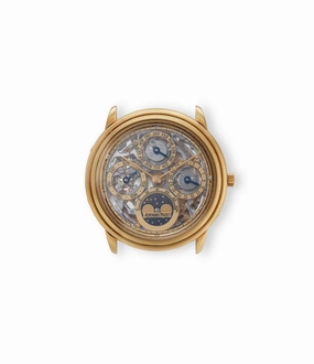 Quantime Perptuel Skeleton | 25668BA | Yellow Gold
