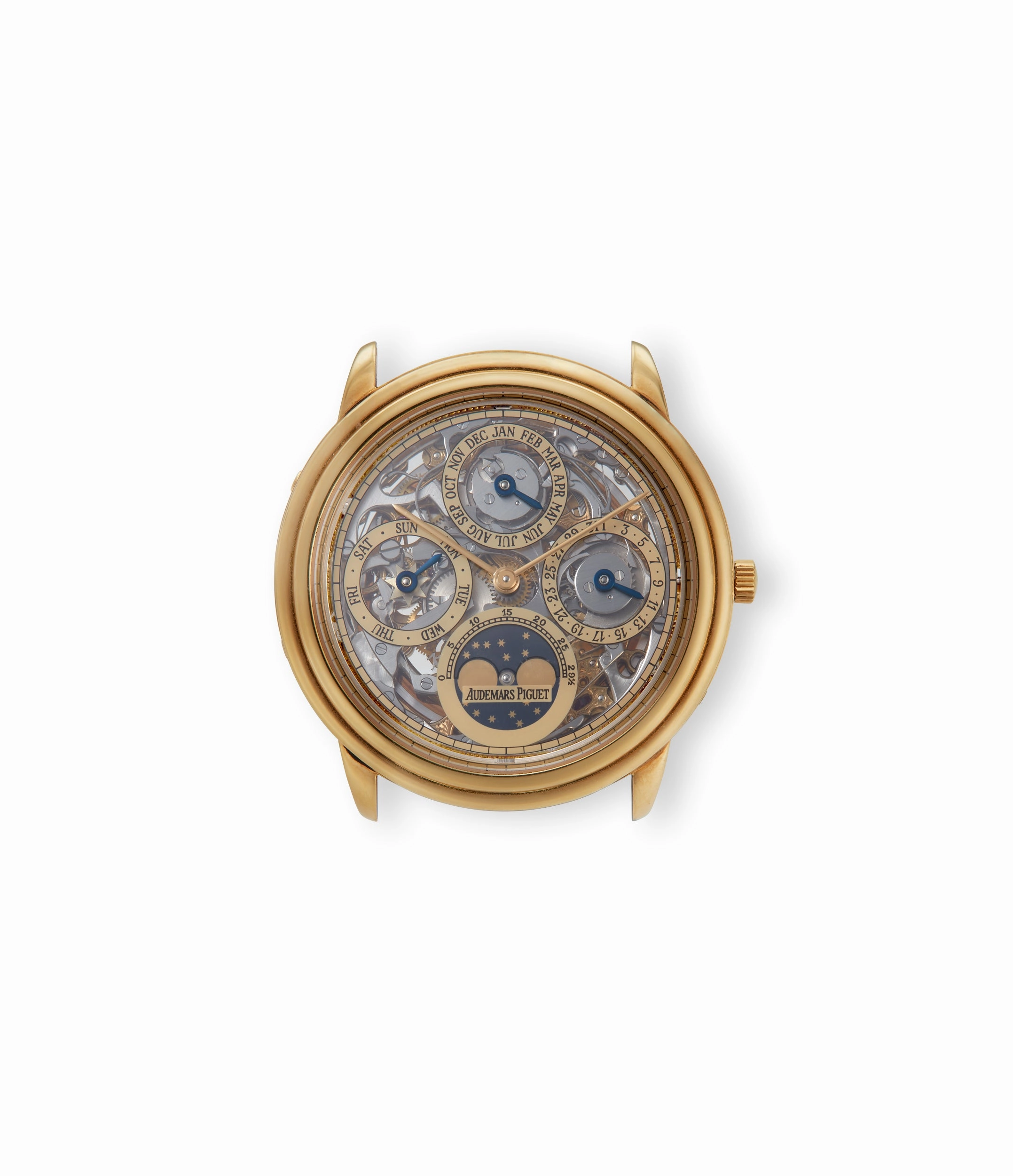 Quantime Perptuel Skeleton | 25668BA | Yellow Gold