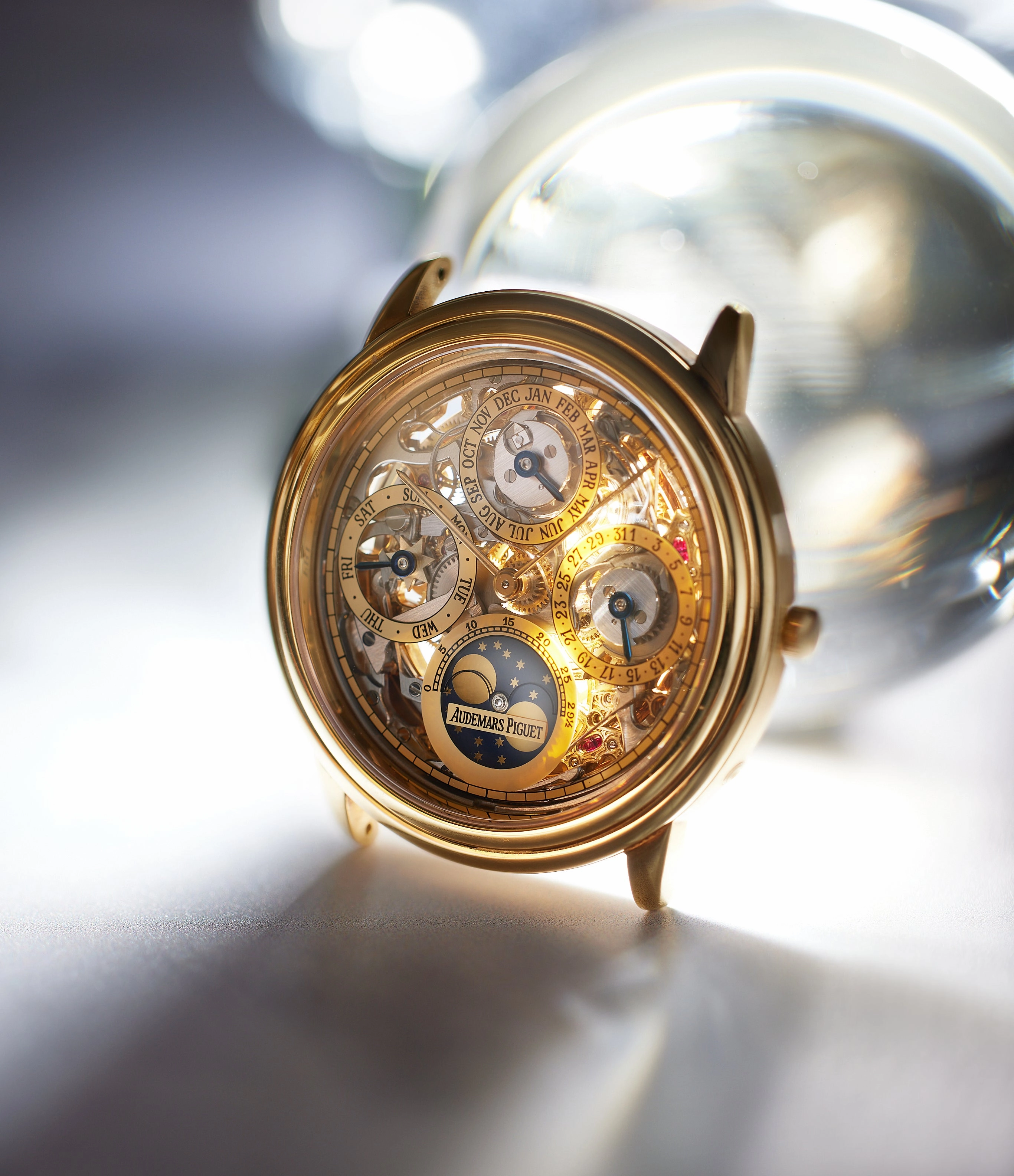 Quantime Perptuel Skeleton | 25668BA | Yellow Gold