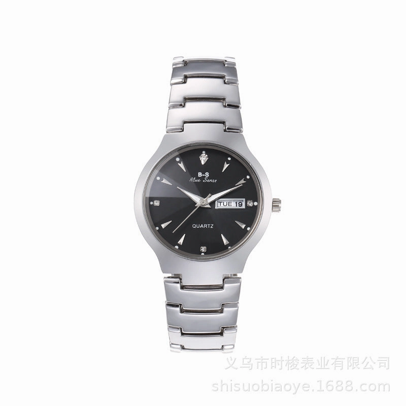 Quartz Calendar Watch Unisex Trendy Couple