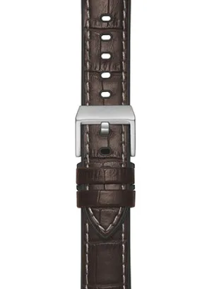 "Max Sport" Leather Rubber Strap Brown