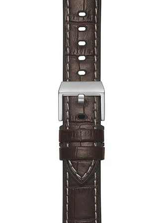 "Max Sport" Leather Rubber Strap Brown