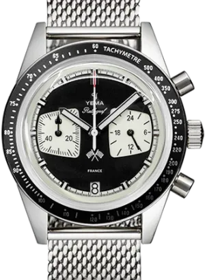 Rallygraf Meca-Quartz Chronograph Reverse Panda - Bracelet