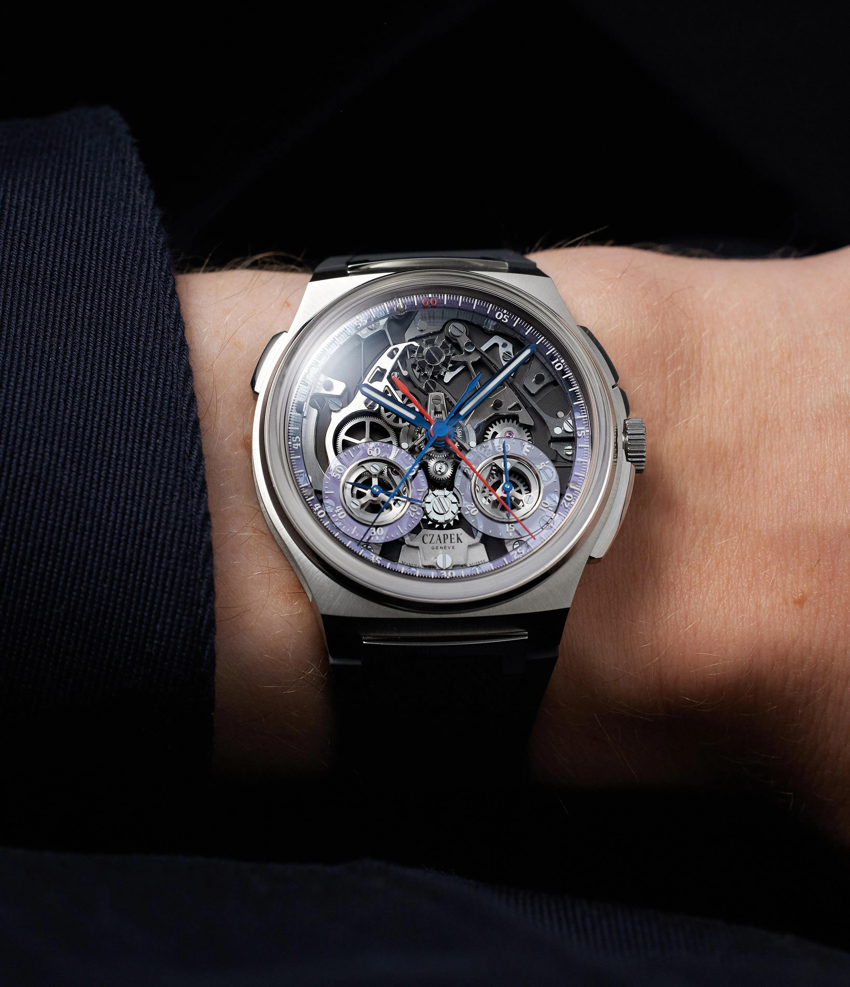 Rattrapante Ice Blue | Stainless Steel