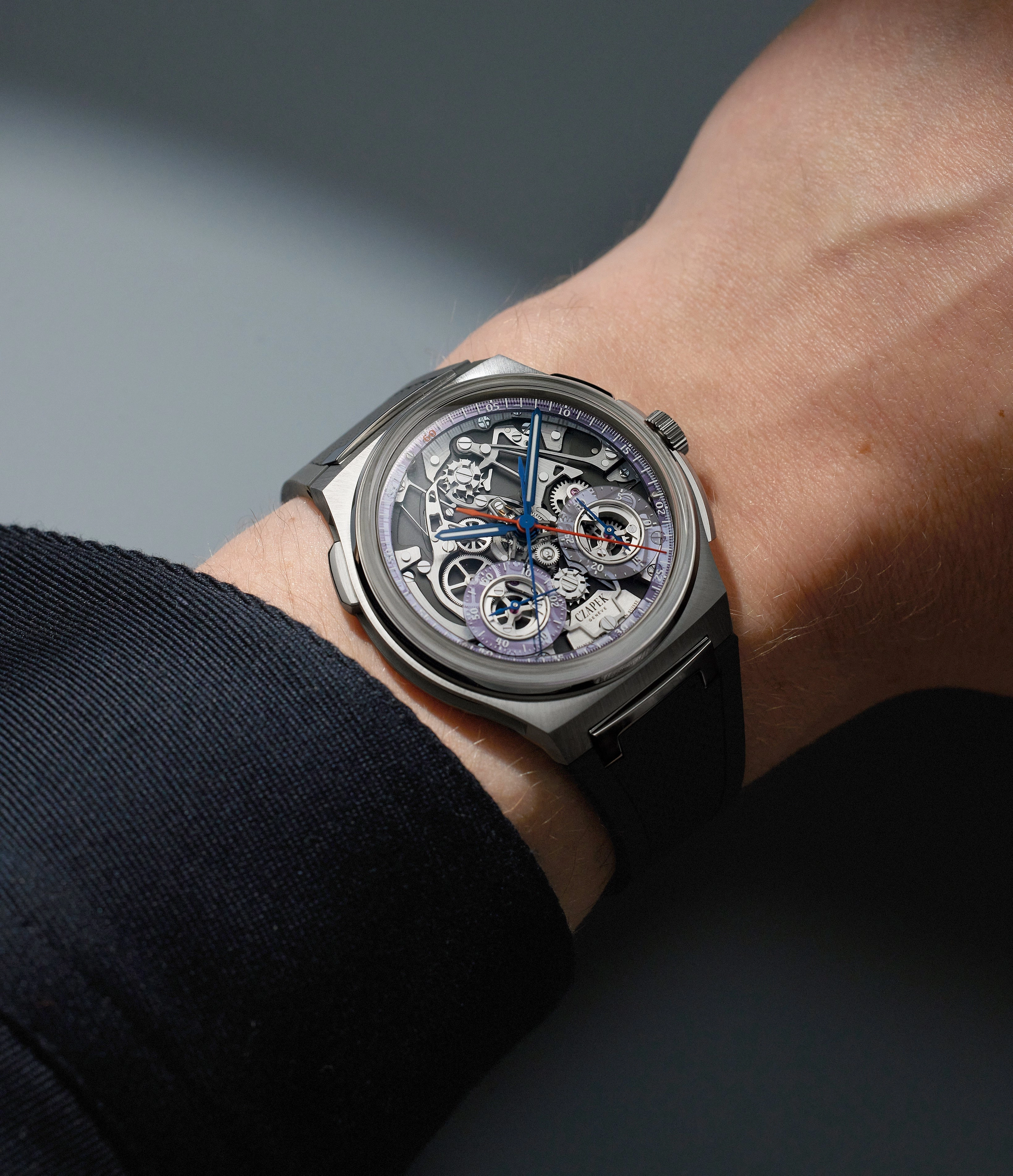 Rattrapante Ice Blue | Stainless Steel