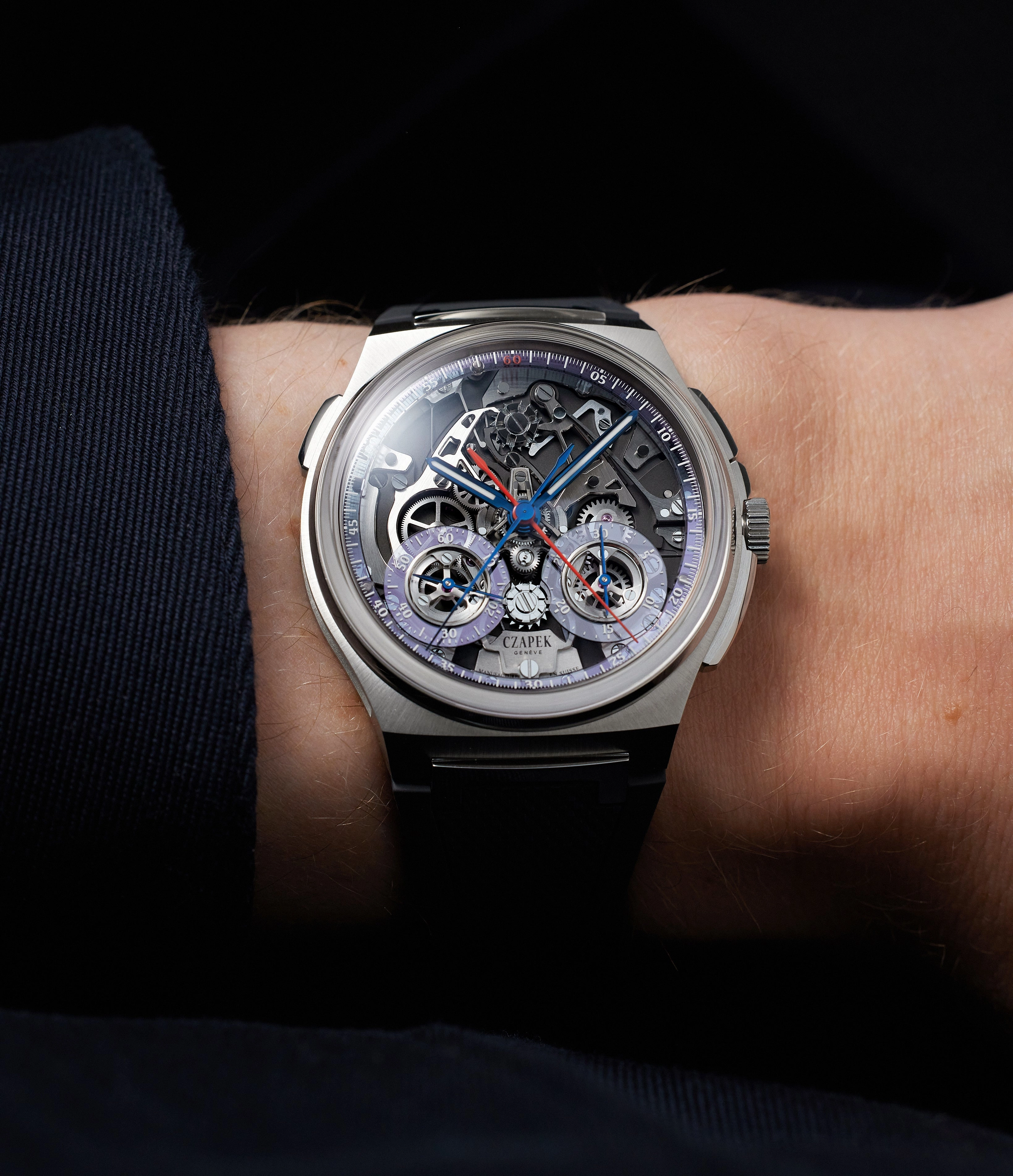 Rattrapante Ice Blue | Stainless Steel
