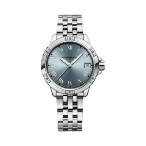 Raymond Weil Tango Classic Ladies Quartz Blue Dial Steel Date Watch, 30mm 5960-ST-00500