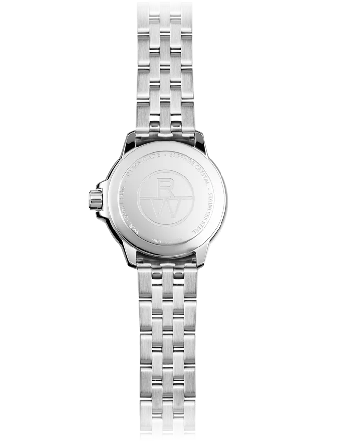 Raymond Weil Tango Classic Ladies Quartz Lavender Dial Steel Date Watch, 30mm 5960-ST-46001