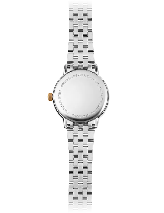 Raymond Weil Toccata Ladies Quartz Two-tone Gold 11 Diamond Watch, 29mm 5985-STP-97081