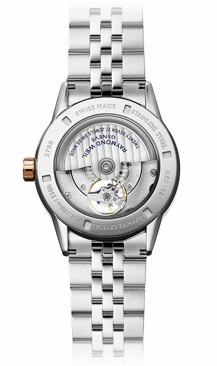 Raymond Weil Freelancer Calibre RW1212 Mens Rose Gold Watch, 42mm 2780-SP5-20001