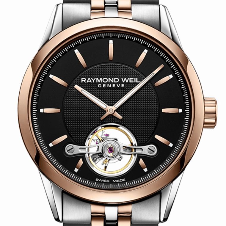 Raymond Weil Freelancer Calibre RW1212 Mens Rose Gold Watch, 42mm 2780-SP5-20001