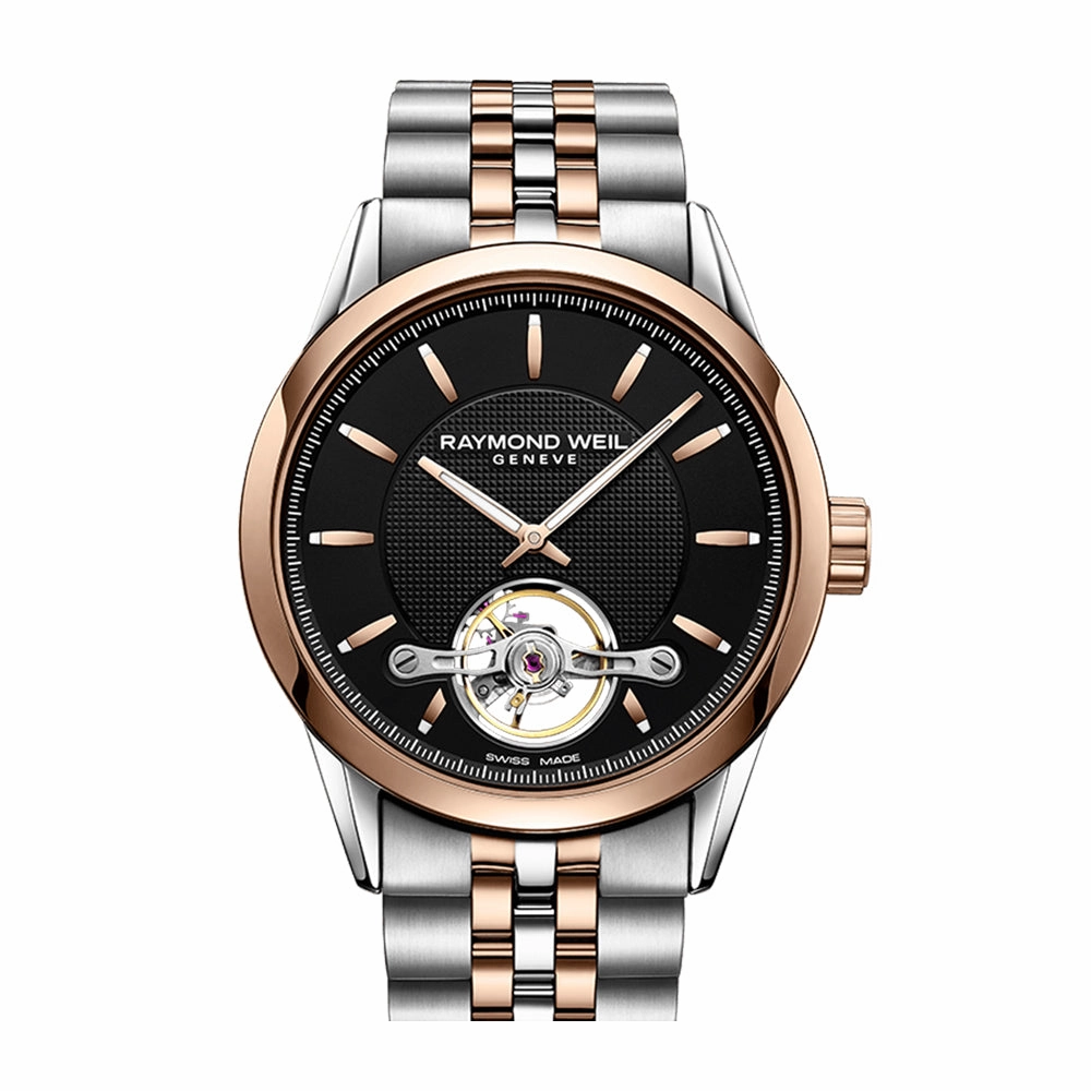 Raymond Weil Freelancer Calibre RW1212 Mens Rose Gold Watch, 42mm 2780-SP5-20001