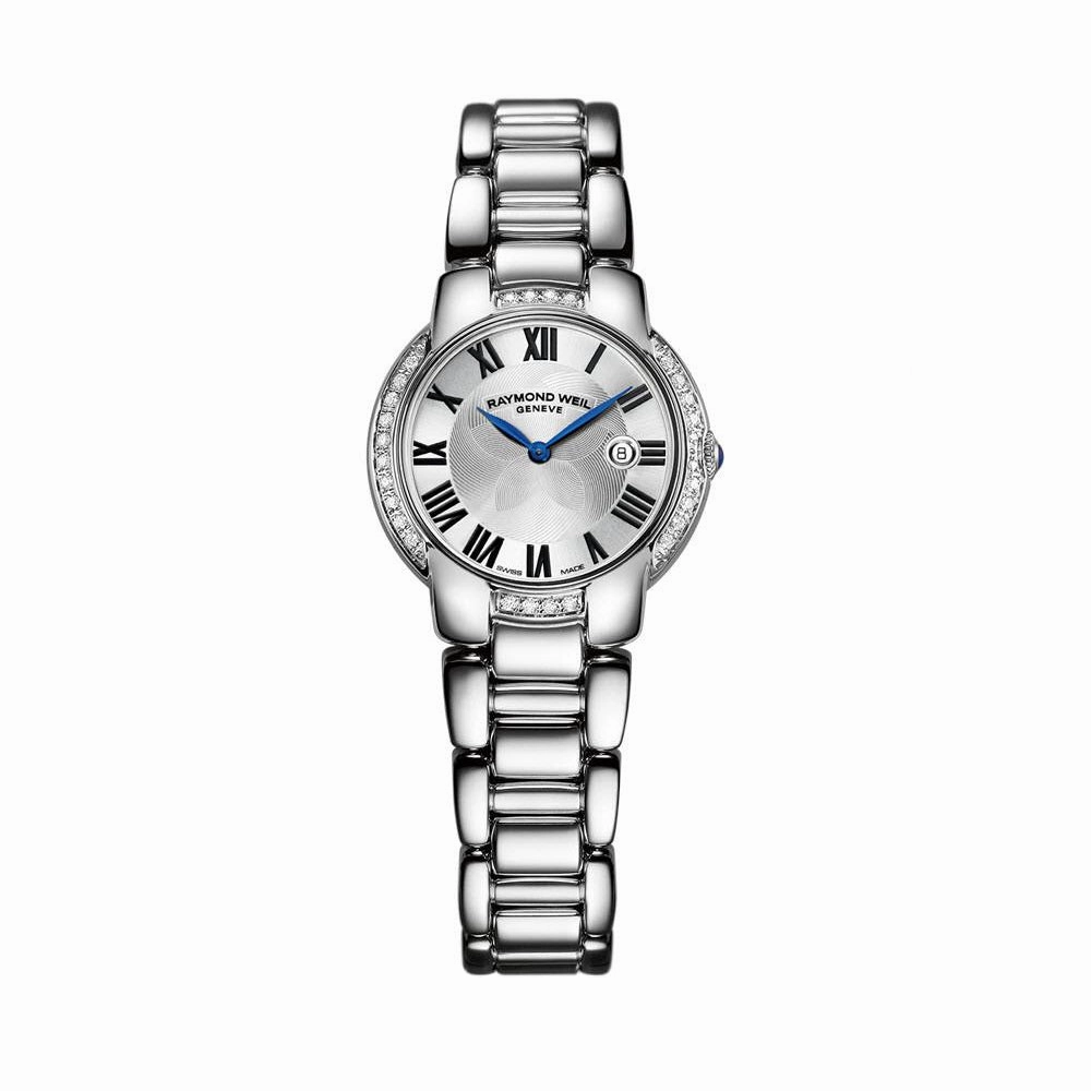 Raymond Weil Ladies Diamond Jasmine Quartz Steel Bracelet Watch 5229