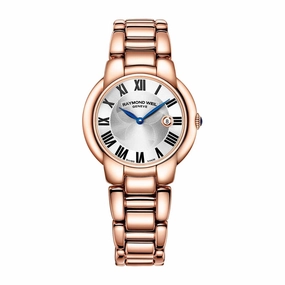 Raymond Weil Ladies Jasmine Quartz Rose Gold PVD Steel Bracelet Watch 5229