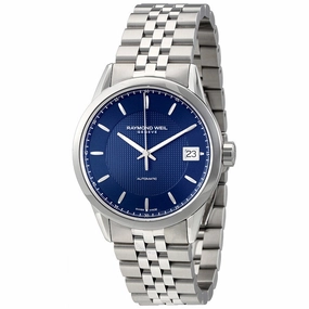 Raymond Weil Mens Freelancer Automatic Bracelet Watch, 2740-ST-50021