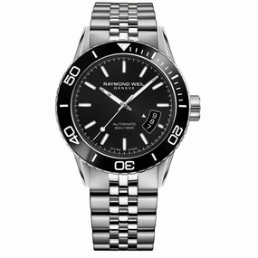 Raymond Weil Mens Freelancer Automatic Diver Bracelet Watch, 2760-ST1-20001