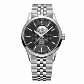 Raymond Weil Mens Freelancer Automatic Open Balance Wheel Bracelet Watch, 2710-ST-20021