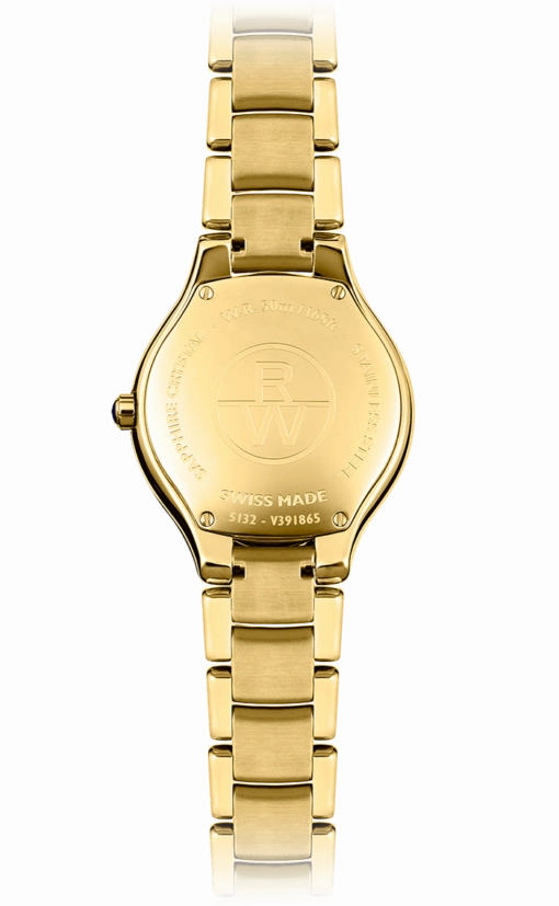 Raymond Weil Noemia Ladies Quartz 62 Diamond Mother-of-Pearl Gold PVD Watch 24mm 5124-PS-00985