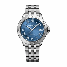 Raymond Weil Tango Classic Mens Quartz Steel Blue Bracelet Watch, 41mm 8160-ST-00508