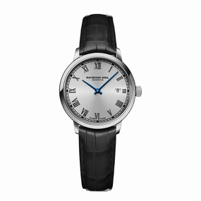 Raymond Weil Toccata Ladies Black Leather Quartz Watch, 29mm 5985-STC-00659