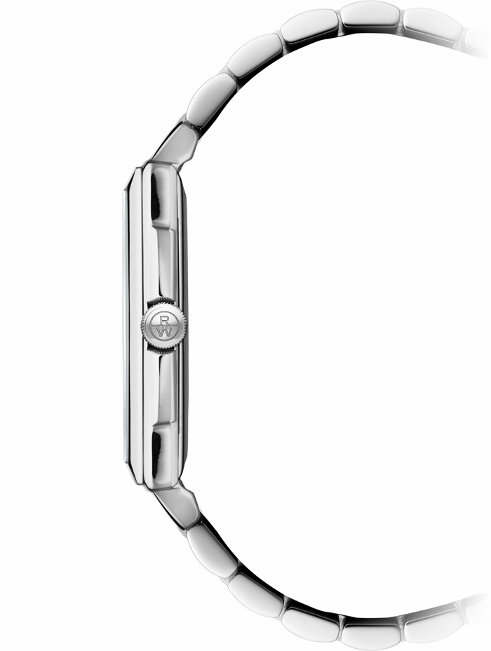 Raymond Weil Toccata Mens Classic Rectangular Stainless Steel Leather Watch, 37 x 29 mm 5425-STC-00300