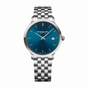 Raymond Weil Toccata Mens Classic Steel Blue Dial Quartz Watch 39mm 5485-ST-50001